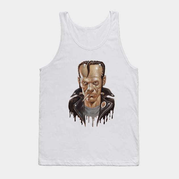 1950's Greaser Frankenstein Tank Top by Paul_Abrams